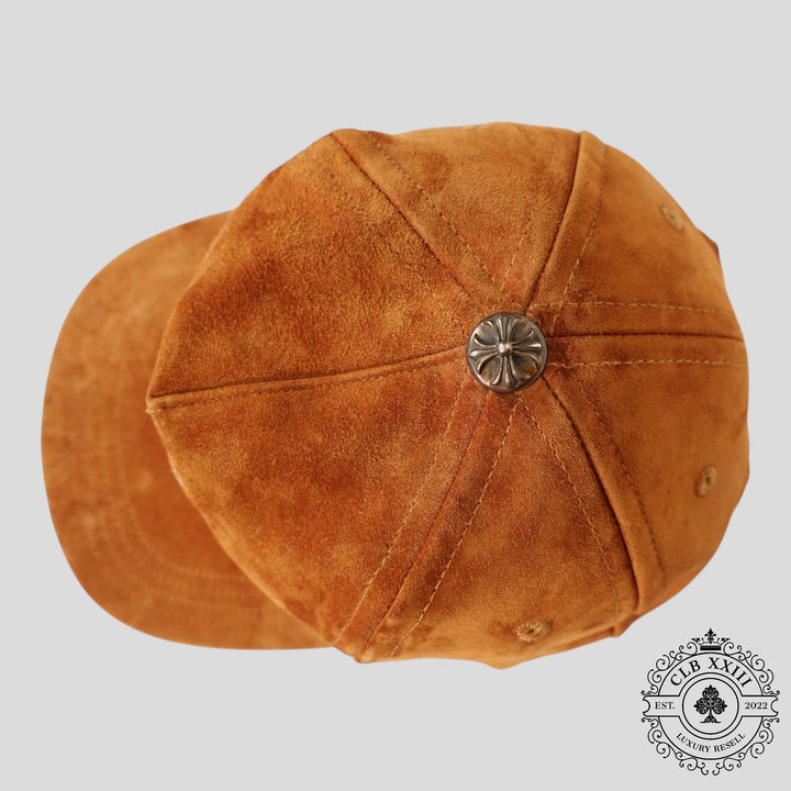 Chrome Hearts Suede Vine Dagger Hat in Brown