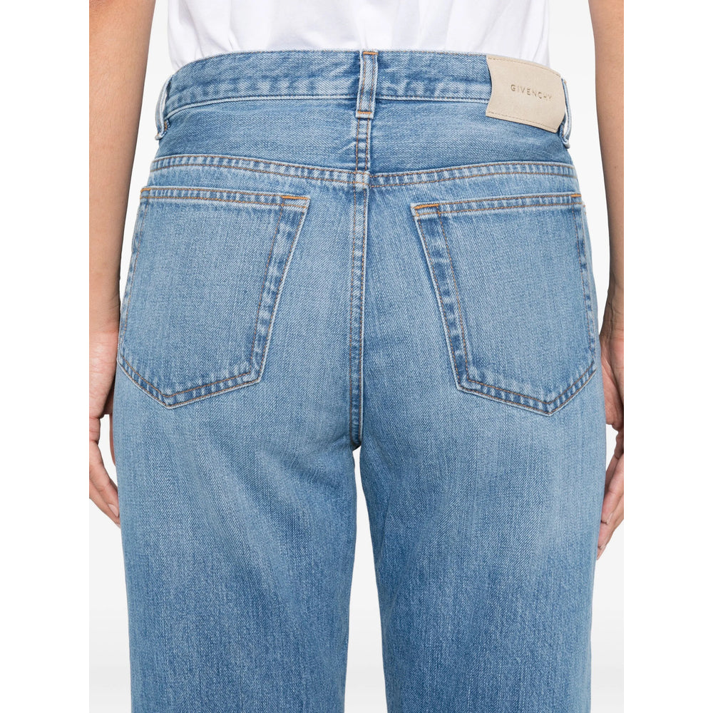 Givenchy Blue Denim - Straight-Leg Jeans Women