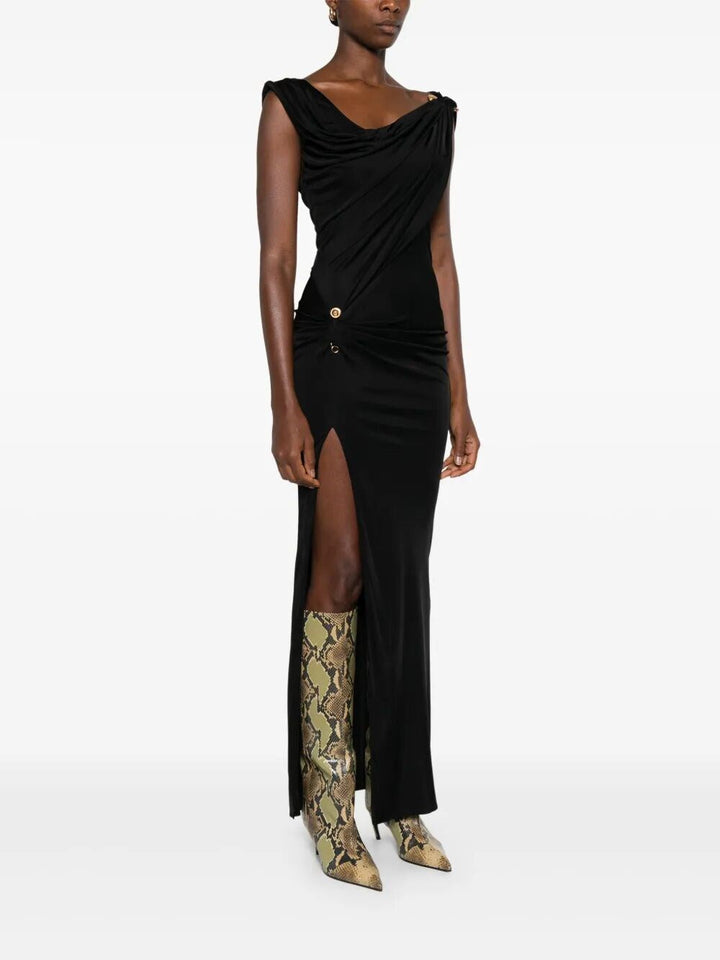 Versace Women Gown `Responsible` Vicose Liquid Jersey