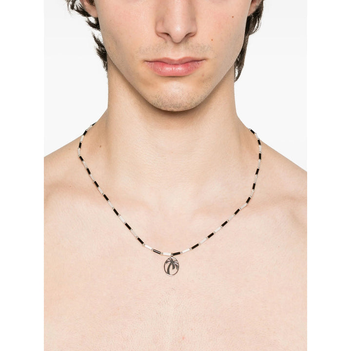 Palm Angels Black Necklaces Men