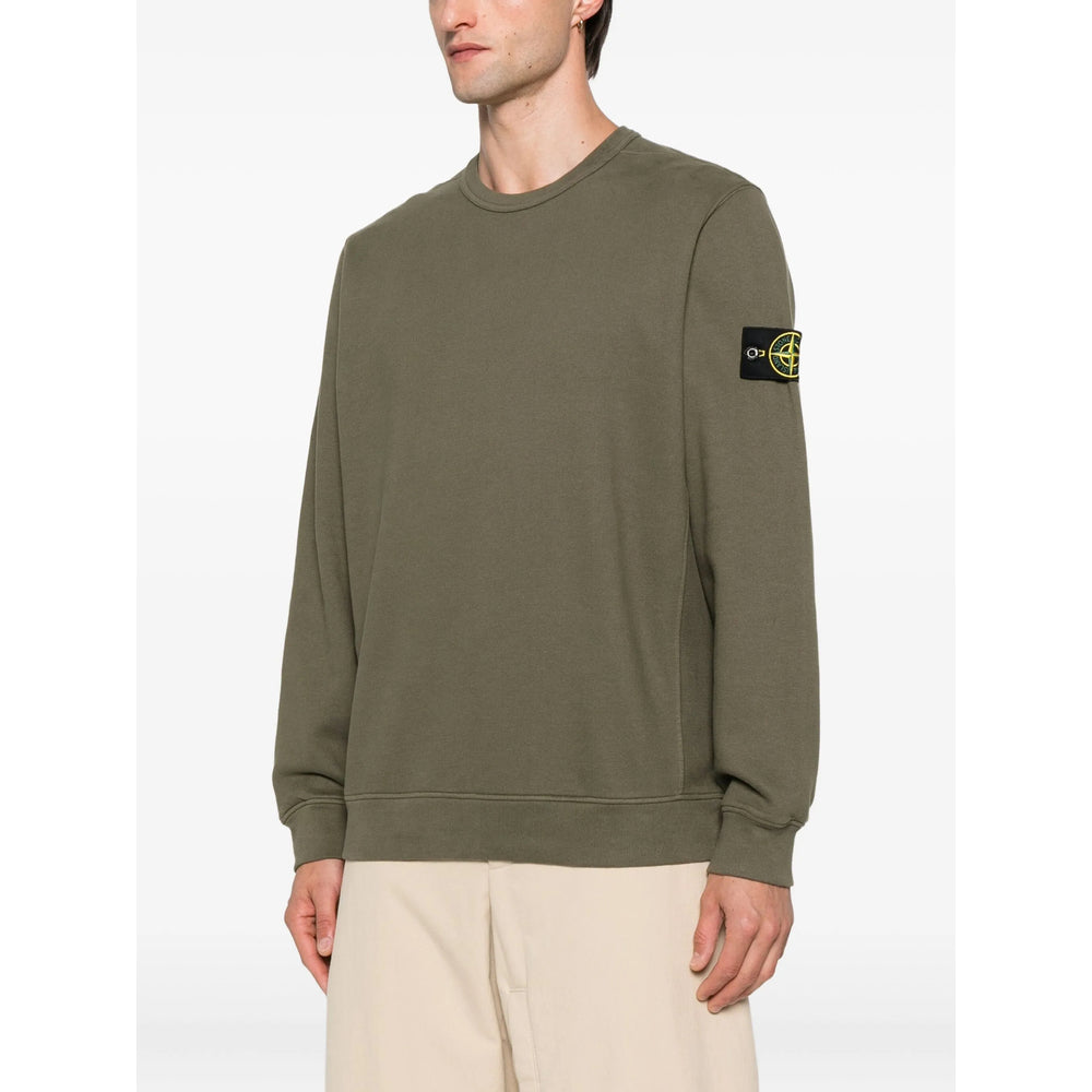 Stone Island Green Sweaters & Knitwear - Sweatshirts Men