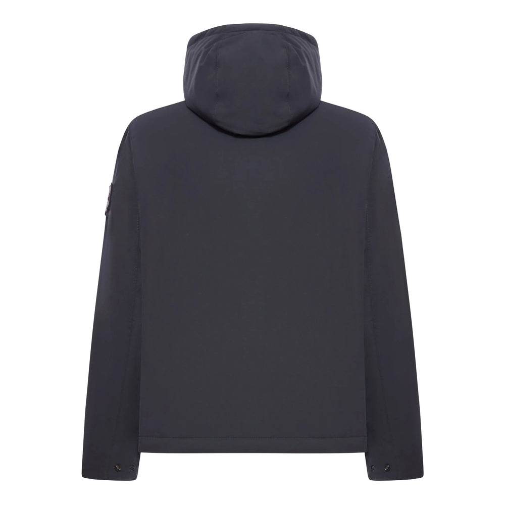 Stone Island Black Jackets - Hooded Jackets Men