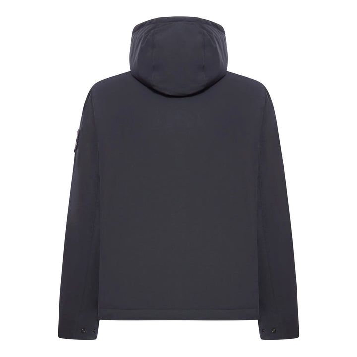 Stone Island Black Jackets - Hooded Jackets Men