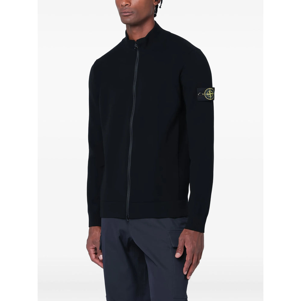 Stone Island Black Sweaters & Knitwear - Cardigans Men