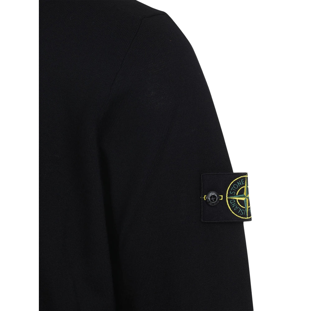 Stone Island Black Sweaters & Knitwear - Sweatshirts Men