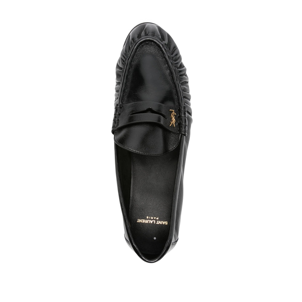 Saint Laurent Black Loafers Men