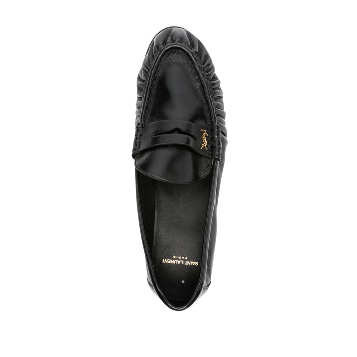 Saint Laurent Black Loafers Men
