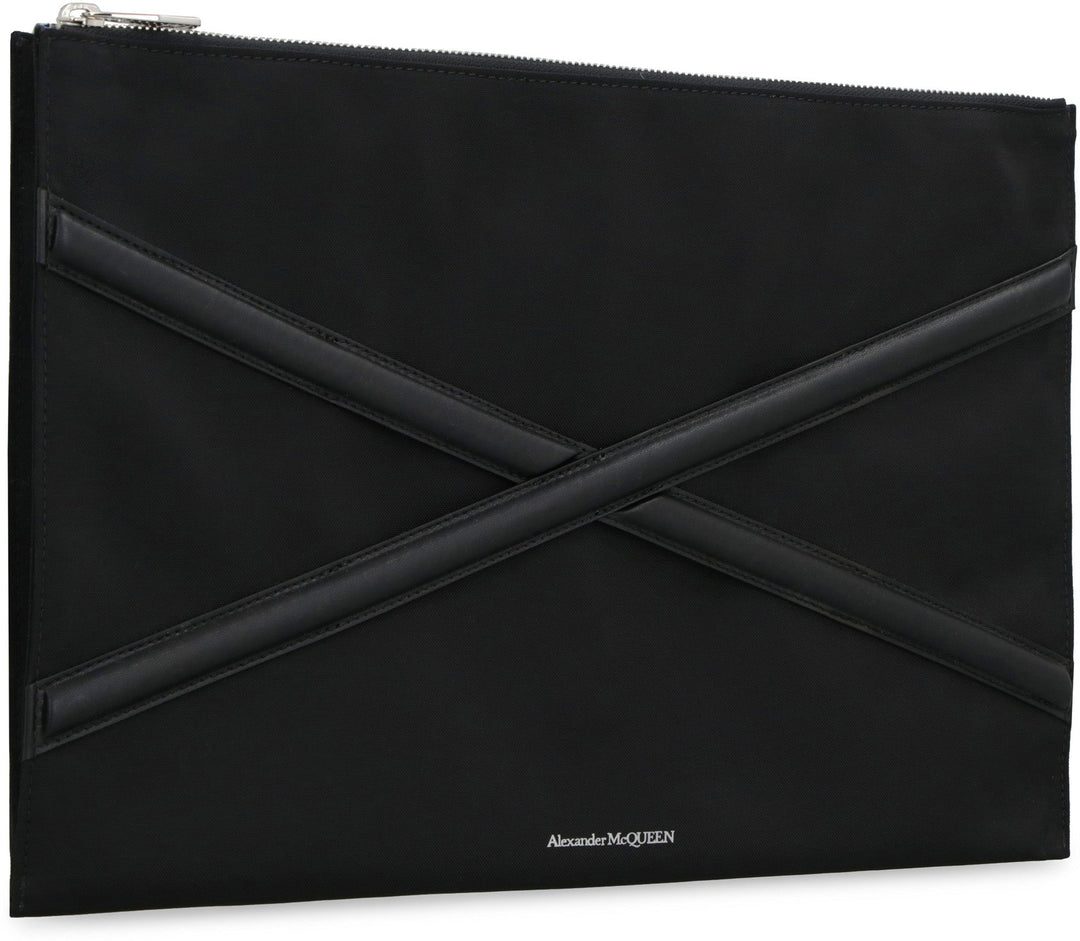 ALEXANDER MCQUEEN Mini Nylon Pouch Handbag