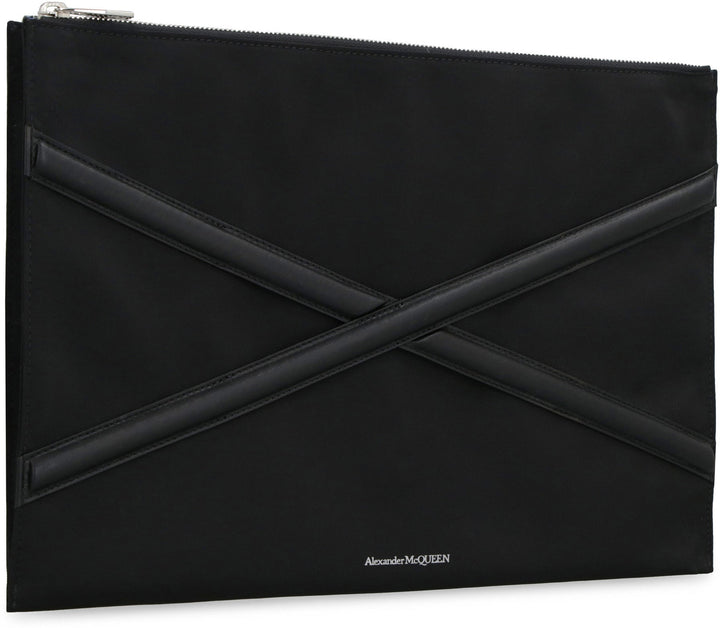 ALEXANDER MCQUEEN Mini Nylon Pouch Handbag