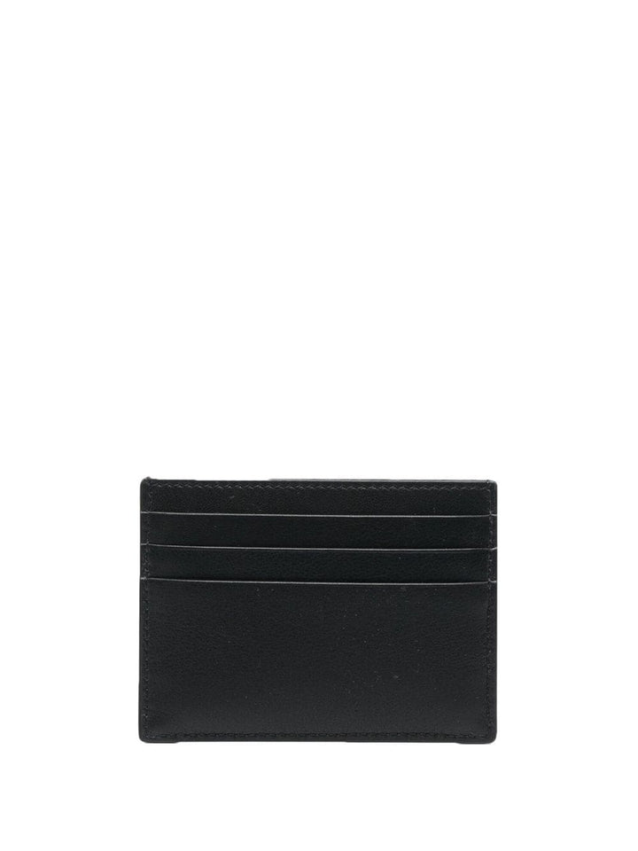 ALEXANDER MCQUEEN Mini Leather Card Holder for Men