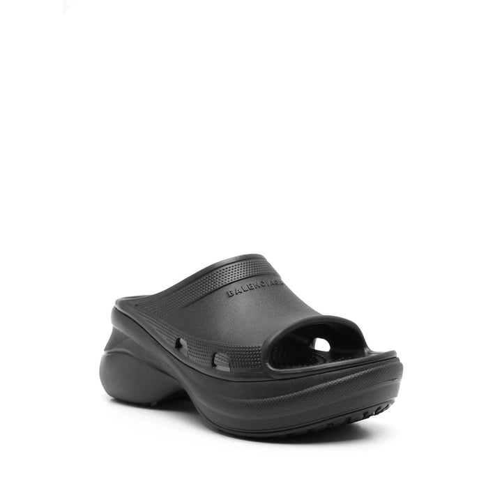 Balenciaga Black Flip-Flops & Slides Women