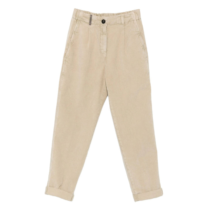Peserico Neutrals Trousers - Straight Trousers Women