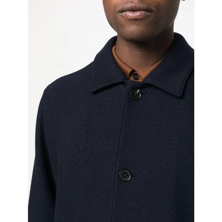 Zegna Blue Jackets - Shirt Jackets Men