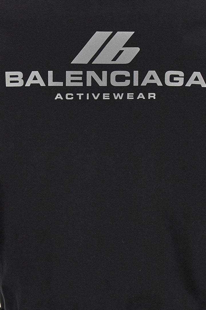 Balenciaga Women Logo Print Hoodie