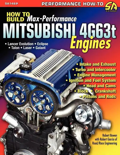 How to Build Max-Performance Mitsubishi 4g63t Engines - Paperback