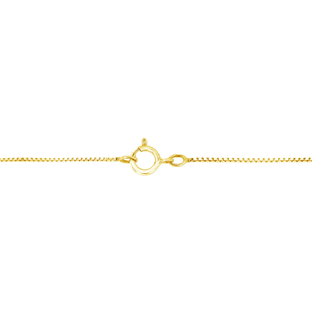 14K Yellow Gold 1.00 Cttw Brilliant Round-Cut Diamond 7 Stone Floral Cluster 18" Pendant Necklace (H-I Color, SI2-I1 Clarity)