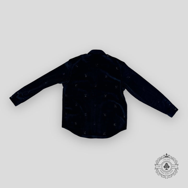 Louis Vuitton Button-Down Long-Sleeved Corduroy Shirt