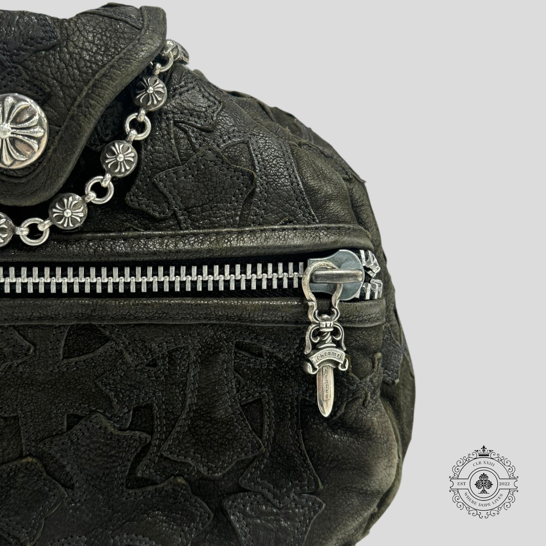 Chrome Hearts Leather Cross Patch Duffle Bag