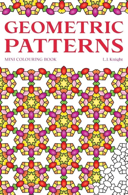 Geometric Patterns Mini Colouring Book: 50 Relaxing Travel Size Abstract Pattern Designs - Paperback