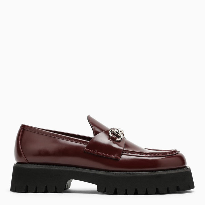 Gucci Women Bourdeaux Moccasin With Horsebit