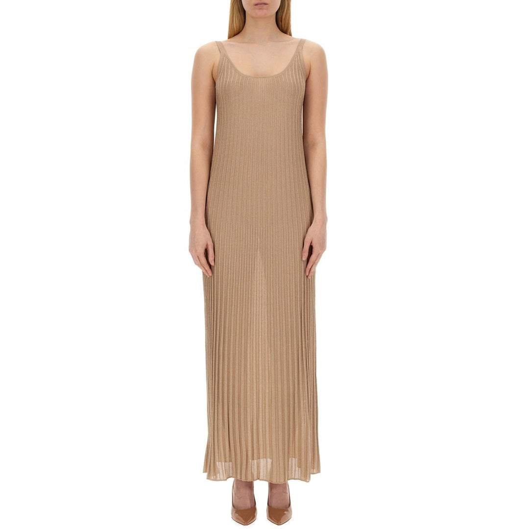Max Mara Ritmo Lurex Long Dress Women