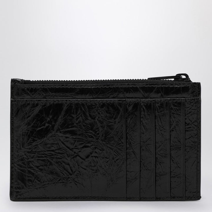 Balenciaga Card Case With Coin Purse Black Women