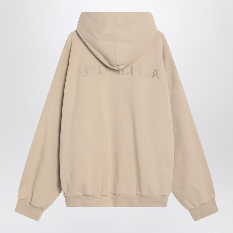 Balenciaga Beige New Balenciaga Back Sweatshirt Men