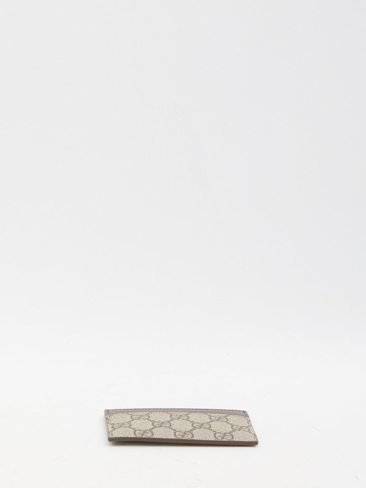 GUCCI Bicolor Mini GG Card Holder 11x7cm