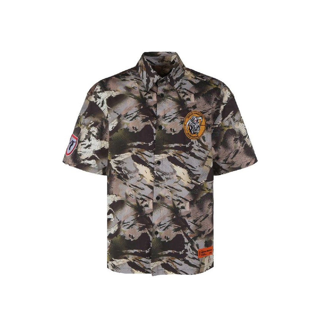 Heron Preston Camouflage Popline Shirt Men
