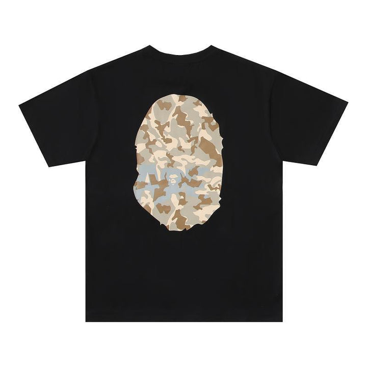 BATHING APE MEN T-SHIRT BAPE X HOT WHEELS APE HEAD TEE Black T-Shirt