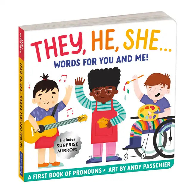 They, He, She: Words for You and Me Board Book - Board Book
