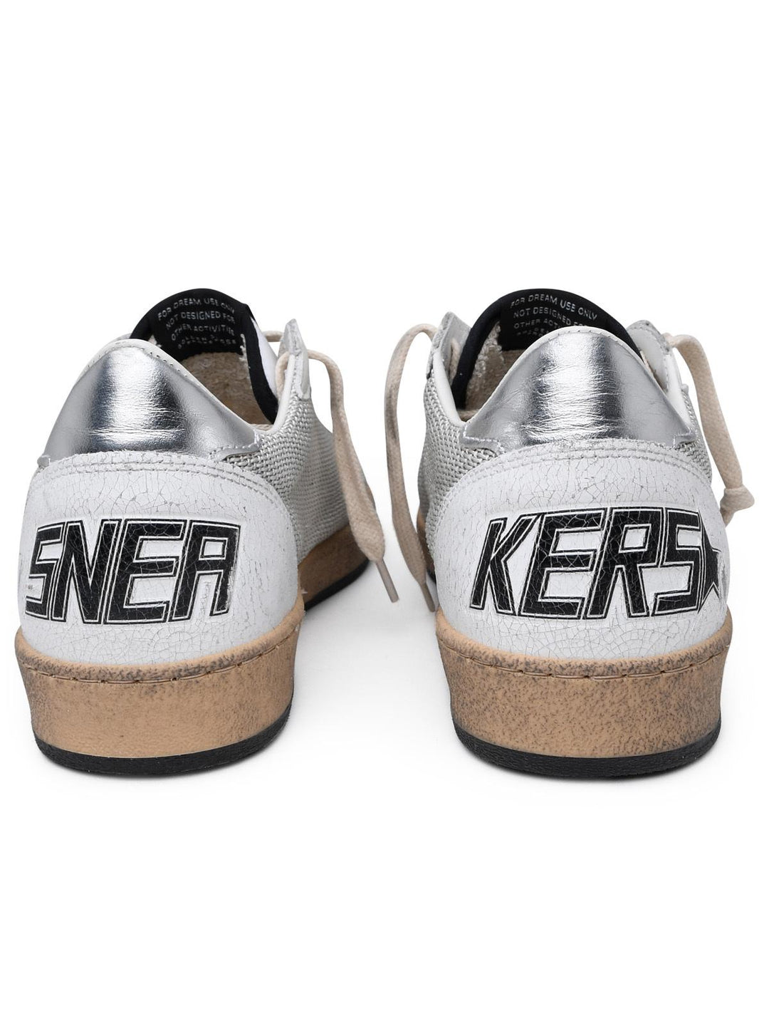 Golden Goose Ballstar Sneakers In White Leather Men