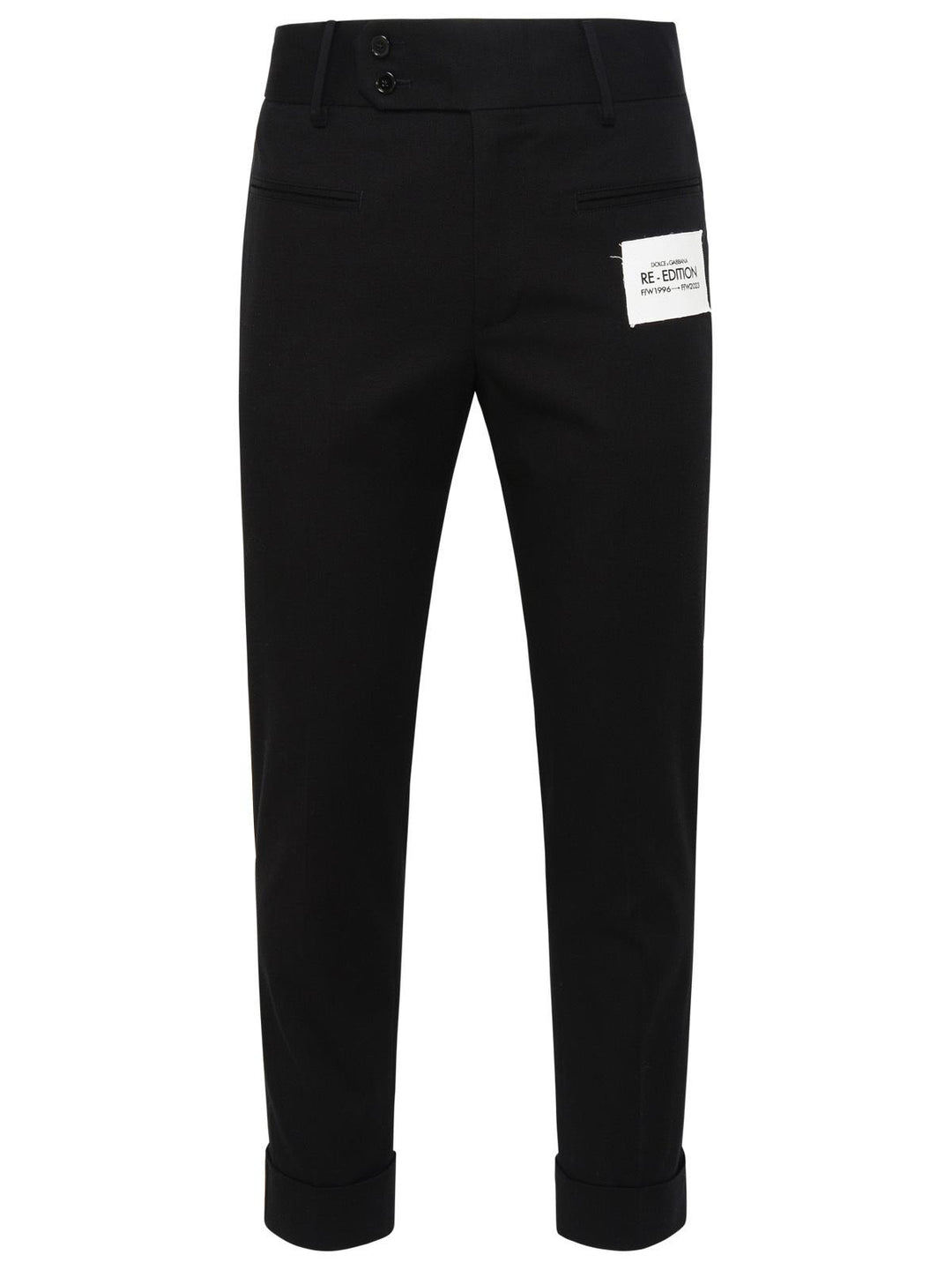 Dolce &amp; Gabbana Black Cotton Pants