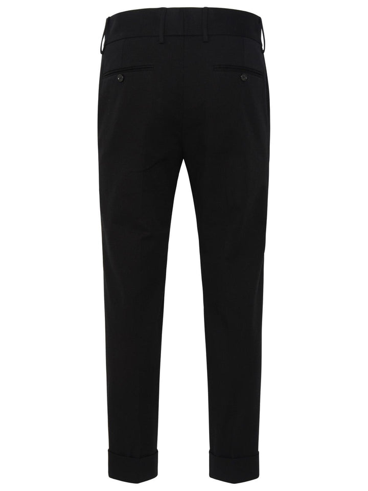 Dolce &amp; Gabbana Black Cotton Pants