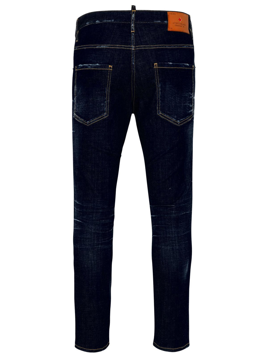 Dsquared2 Blue Cotton Skater Jeans Men