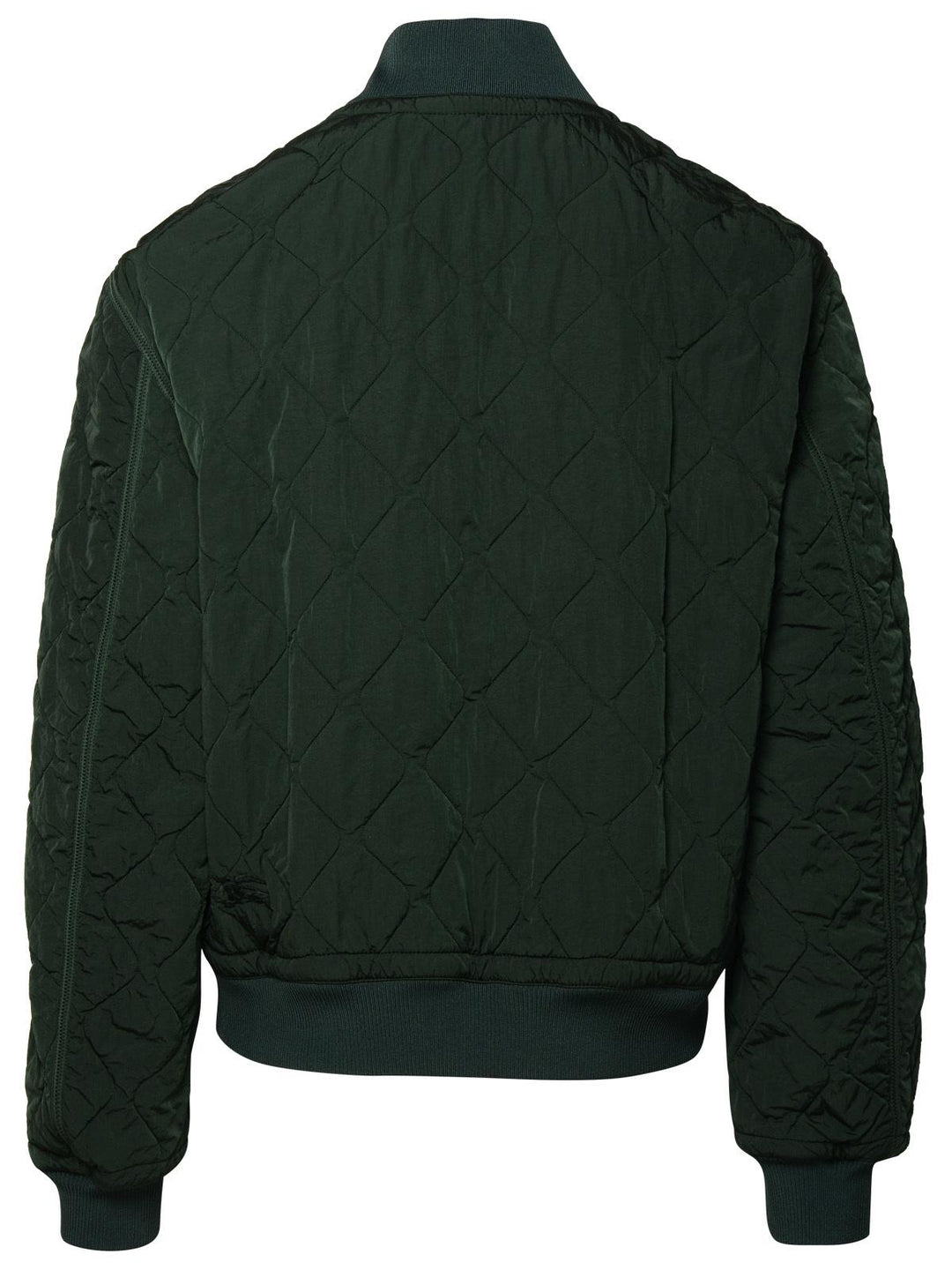 Burberry Bomber Jacket In Green Nylon Men