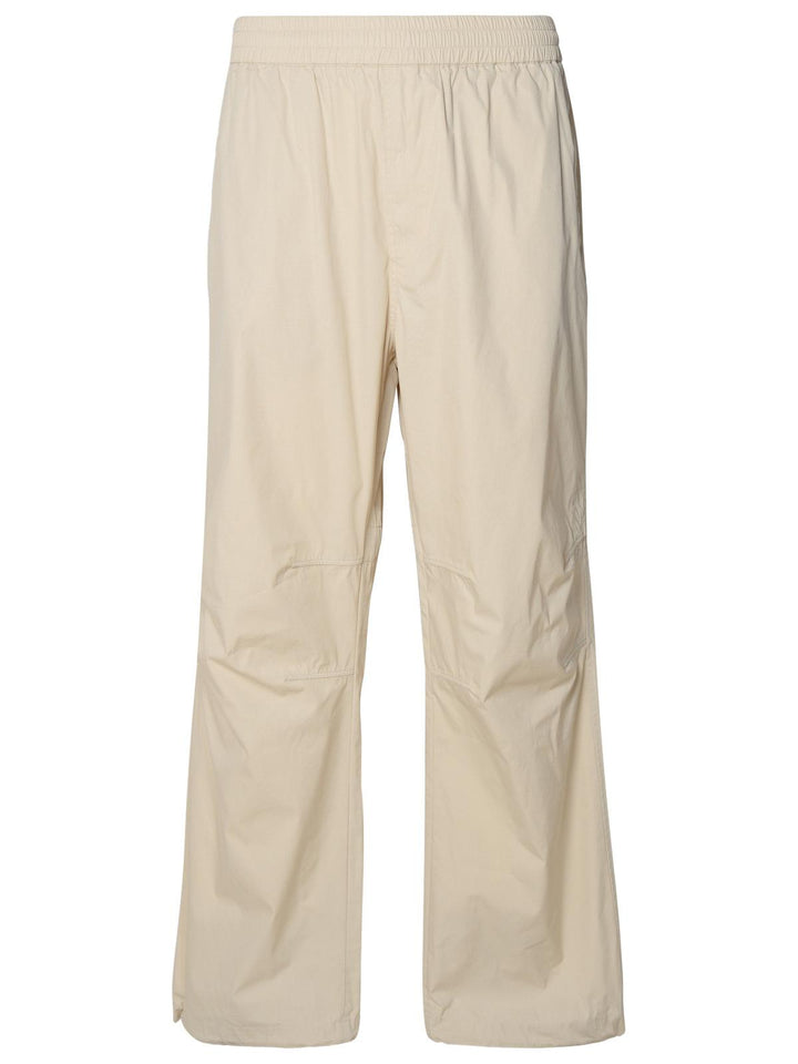 Burberry Beige Cotton Blend Trousers Men