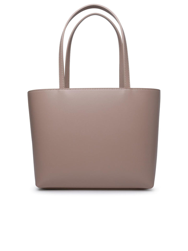 Dolce & Gabbana Small 'Dg' Shopping Bag In Powder Calf Leather Women