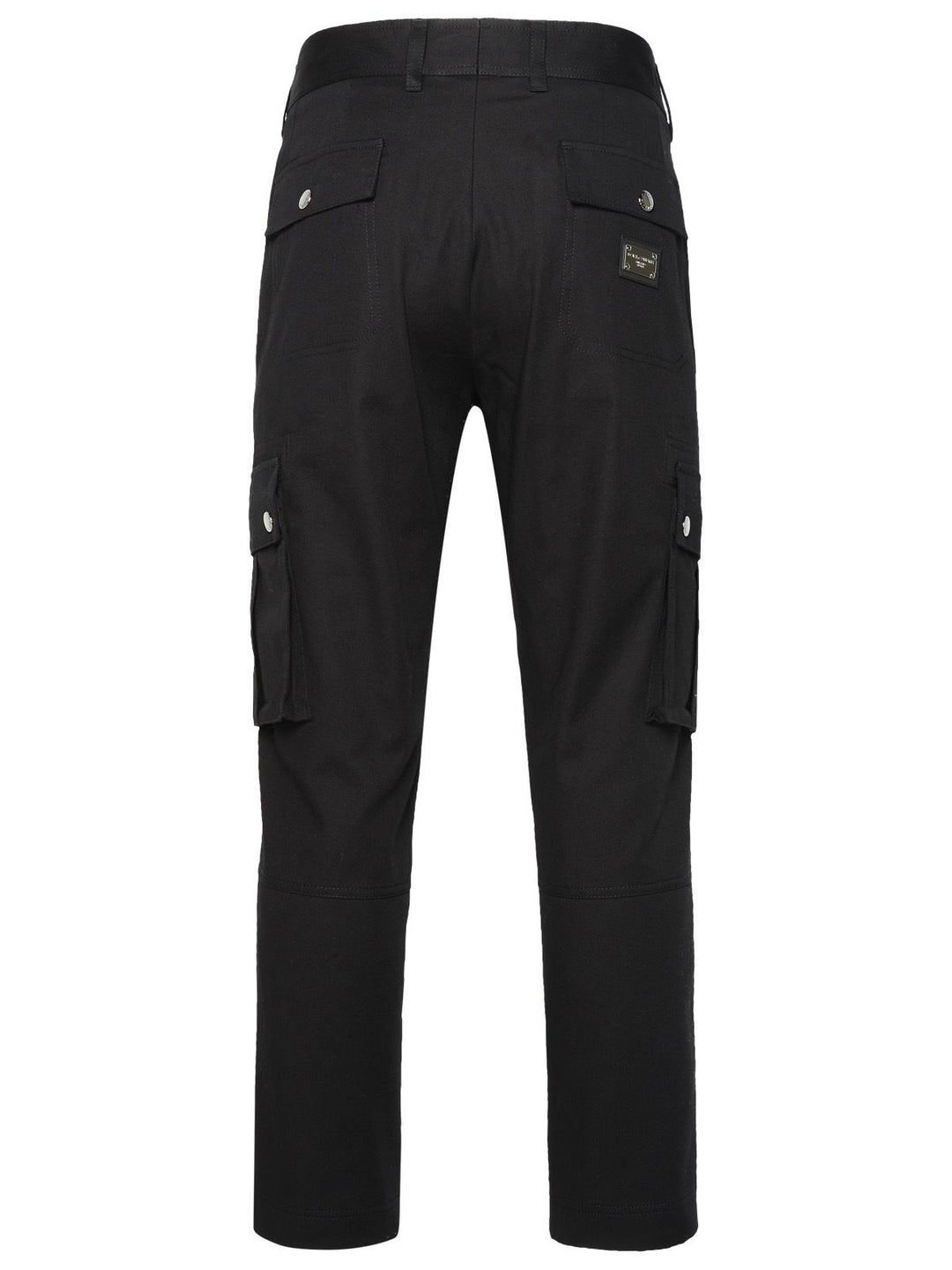 Dolce &amp; Gabbana Cargo Pants In Black Cotton