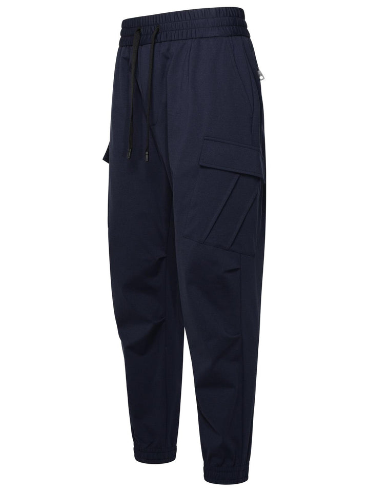 Dolce &amp; Gabbana Blue Cotton Blend Pants