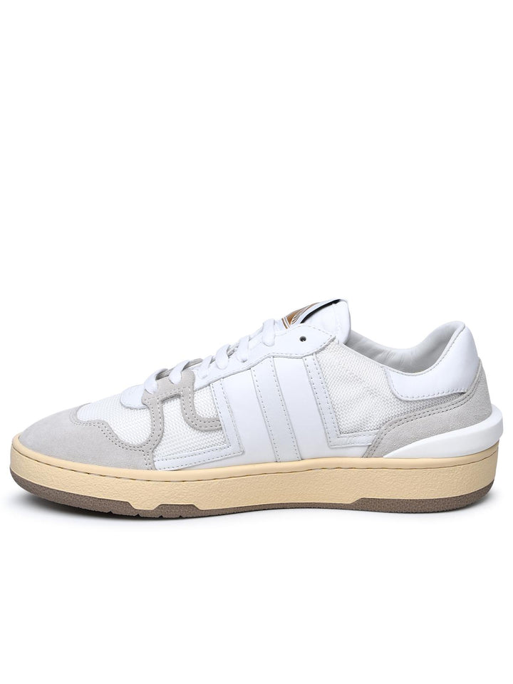 Lanvin White Leather Blend Sneakers Men