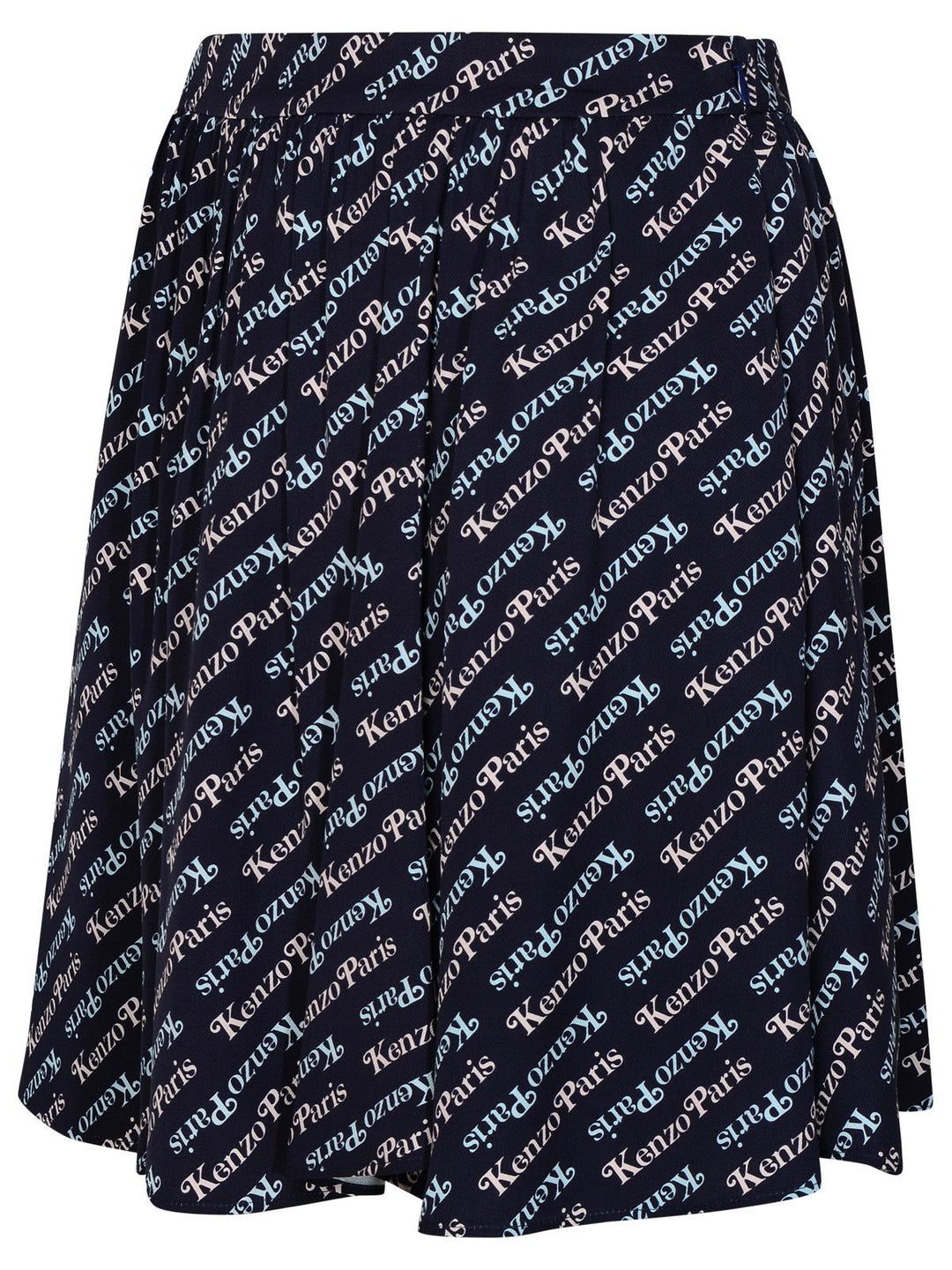 Kenzo 'Verdy By Kenzo' Blue Viscose Miniskirt Women