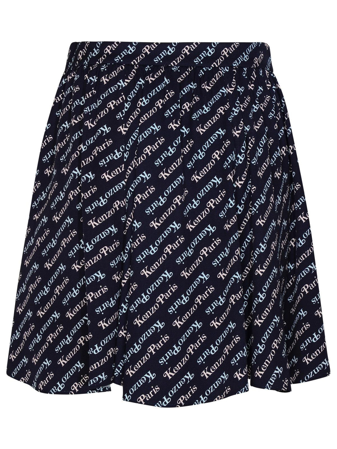 Kenzo 'Verdy By Kenzo' Blue Viscose Miniskirt Women