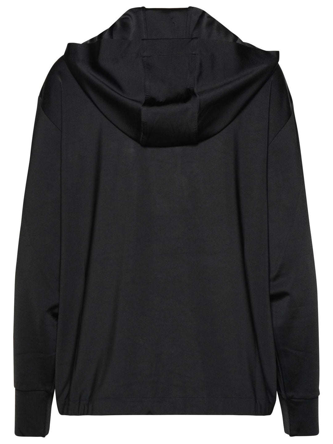 Moncler Black Viscose Hoodie Women