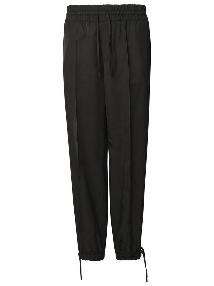 Jil Sander Black Viscose Trousers Women