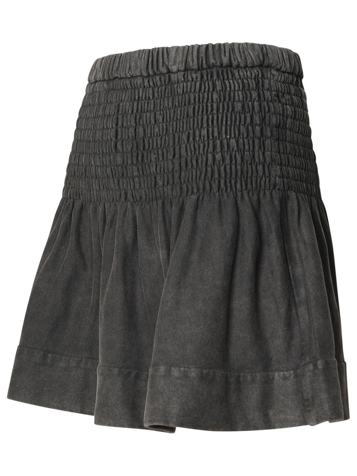 Isabel Marant Etoile 'Pacifica' Grey Cotton Skirt Women