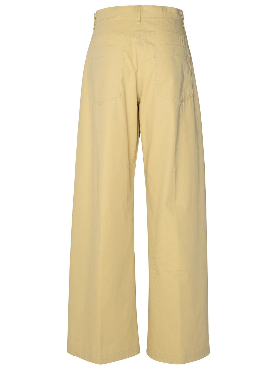 Sportmax 'Gebe' Beige Cotton Pants Women
