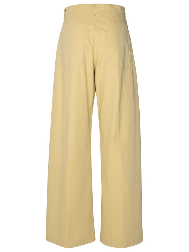 Sportmax 'Gebe' Beige Cotton Pants Women