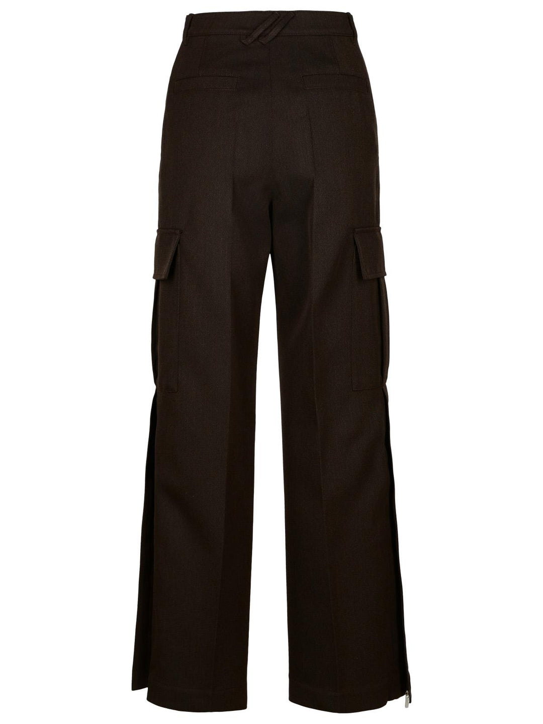 Burberry Brown Wool Cargo Pants Women