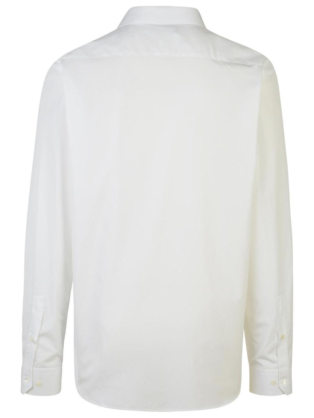 Balmain White Cotton Shirt Men